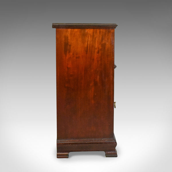Antique Bedside Cabinet, Carved Mahogany, Nightstand, English, Circa 1910 - London Fine Antiques