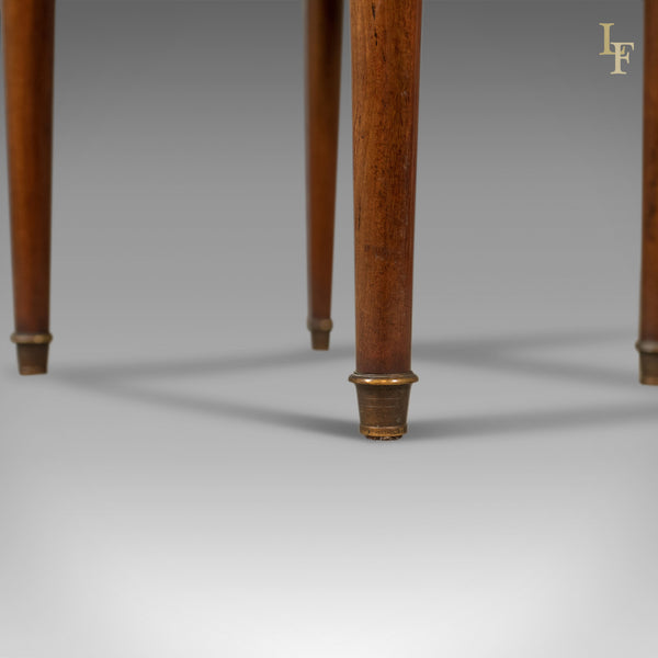 Antique Bedside Cabinet, French Marble Topped Nightstand - London Fine Antiques