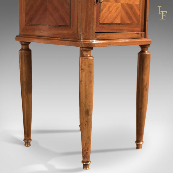 Antique Bedside Table, Mahogany Pot Cupboard, Nightstand c1900 - London Fine Antiques