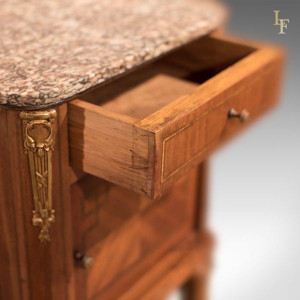 Antique Bedside Table, Mahogany Pot Cupboard, Nightstand c1900 - London Fine Antiques
