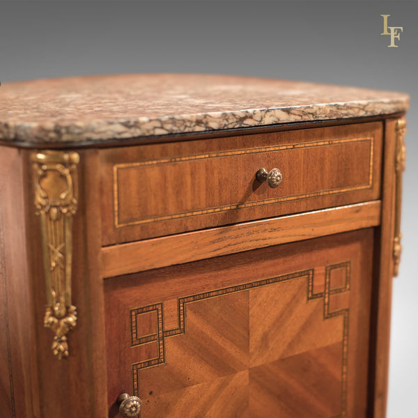 Antique Bedside Table, Mahogany Pot Cupboard, Nightstand c1900 - London Fine Antiques