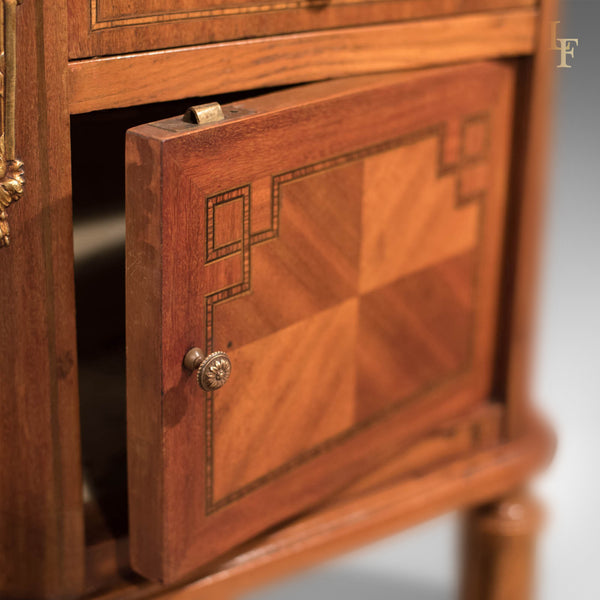 Antique Bedside Table, Mahogany Pot Cupboard, Nightstand c1900 - London Fine Antiques