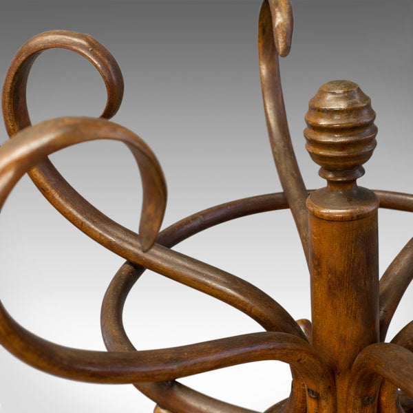 Antique Bentwood Coat Rack, Hall Stand, Thonet, Café, Coat Stick Umbrella, c1910 - London Fine Antiques