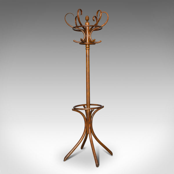 Antique Bentwood Coat Rack, Hall Stand, Thonet, Café, Coat Stick Umbrella, c1910 - London Fine Antiques