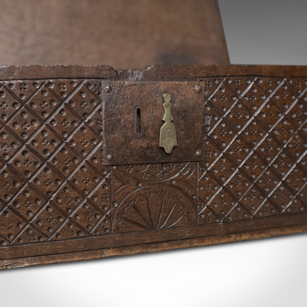 Antique Bible Box, English Oak Chest, Circa 1700 - London Fine Antiques