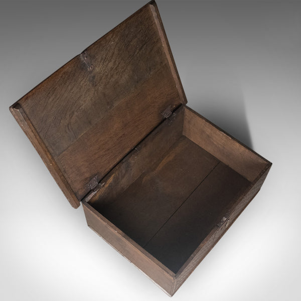 Antique Bible Box, English Oak Chest, Circa 1700 - London Fine Antiques