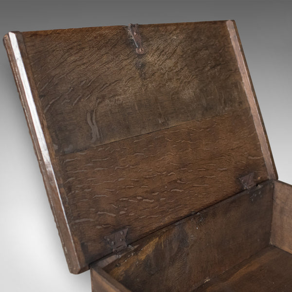 Antique Bible Box, English Oak Chest, Circa 1700 - London Fine Antiques