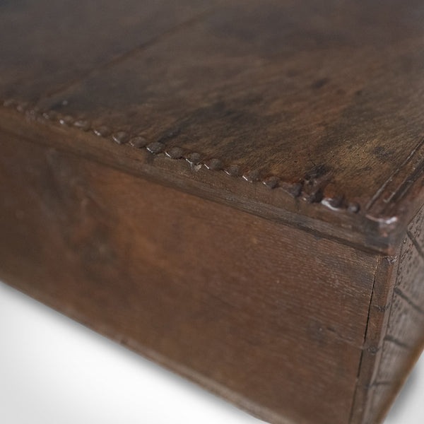 Antique Bible Box, English Oak Chest, Circa 1700 - London Fine Antiques