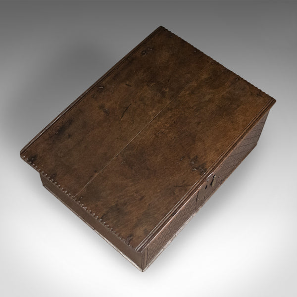 Antique Bible Box, English Oak Chest, Circa 1700 - London Fine Antiques