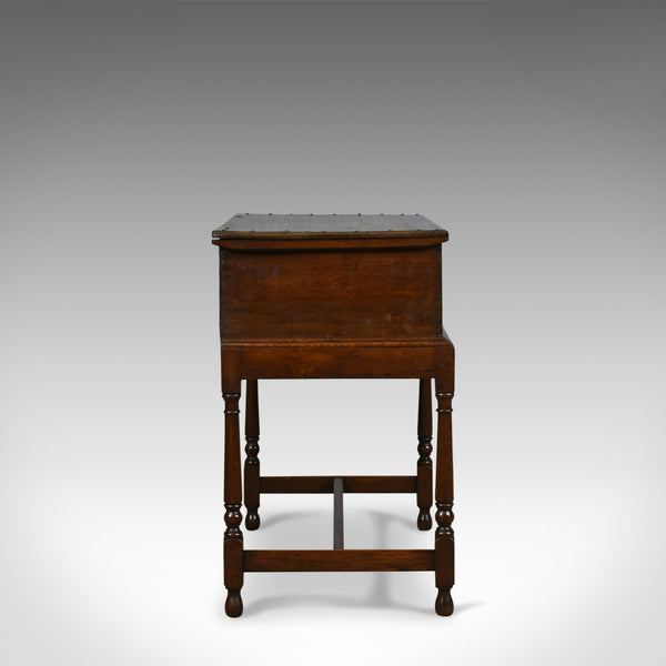 Antique Bible Box on Stand, English, Oak, Chest, 17th Century & Later - London Fine Antiques