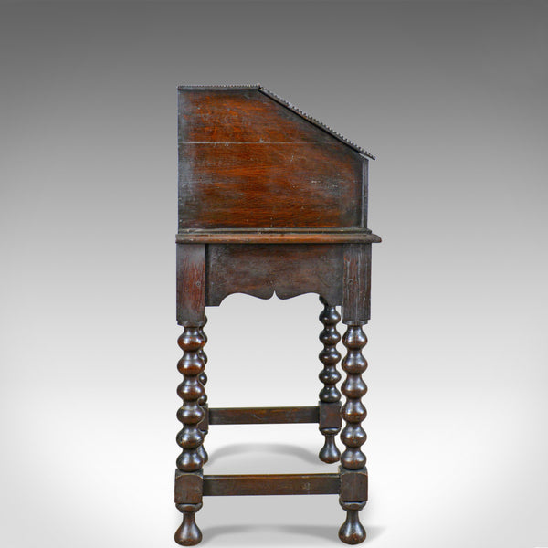 Antique Bible Box on Stand, William & Mary, Oak, Writing, Circa 1690 and Later - London Fine Antiques