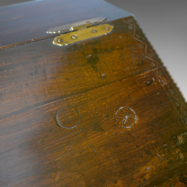 Antique Bible Box on Stand, William & Mary, Oak, Writing, Circa 1690 and Later - London Fine Antiques