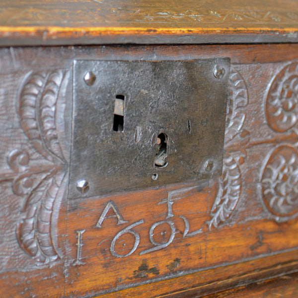 Antique Bible Box on Stand, William & Mary, Oak, Writing, Circa 1690 and Later - London Fine Antiques