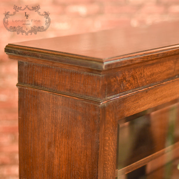 Edwardian Sliding Glazed Door Bookcase, c.1910 - London Fine Antiques