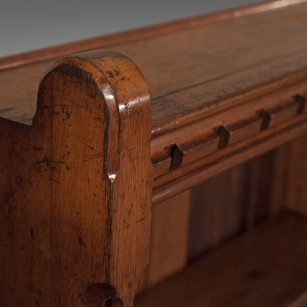Antique Bookcase, Engish, Oak, Victorian, Book Shelf, Ecclesiastical Circa 1850 - London Fine Antiques