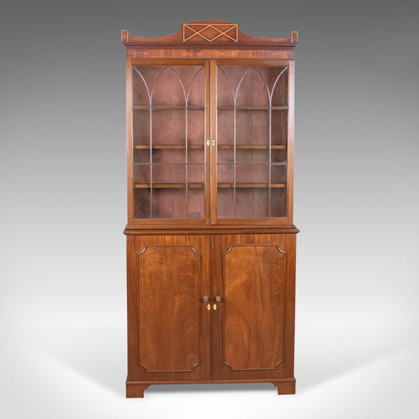 Antique Bookcase, English, Victorian, Mahogany, Display Cabinet, Circa 1900 - London Fine Antiques