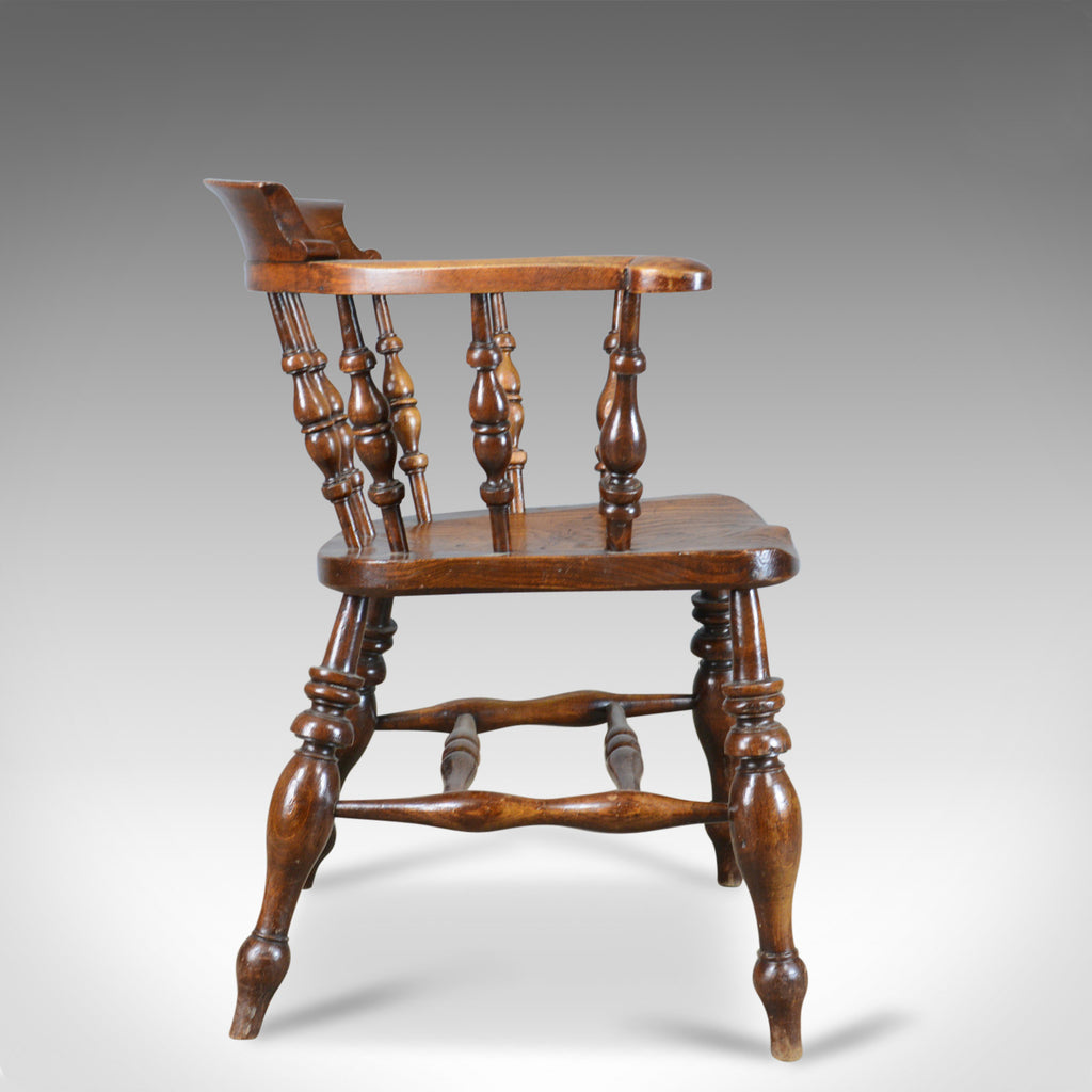 Smokers best sale chair antique