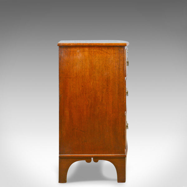 Antique Bow Front Chest of Drawers, English, Georgian, Mahogany, Circa 1790 - London Fine Antiques