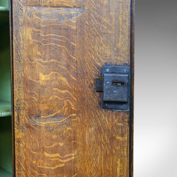 Antique Bow Fronted Corner Cabinet, English, Georgian, Oak, Hanging Circa 1770 - London Fine Antiques
