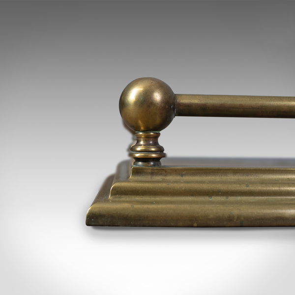 Antique Brass Fire Kerb, Victorian Fireside Fender, English Circa 1900 - London Fine Antiques