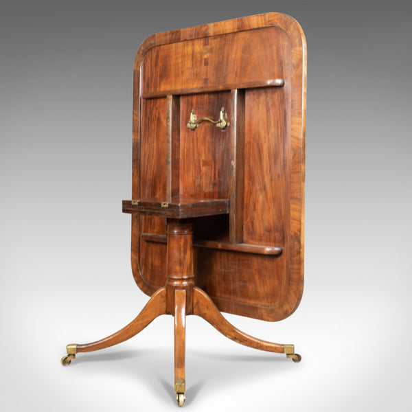 Antique Breakfast Table, English, Regency, Mahogany, Tilt-Top, Dining Circa 1820 - London Fine Antiques