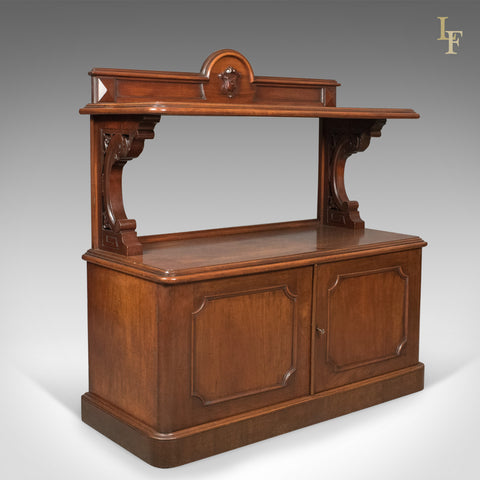 Antique Buffet, Scottish Server Cabinet, Mahogany, Mid Victorian c.1870 - London Fine Antiques