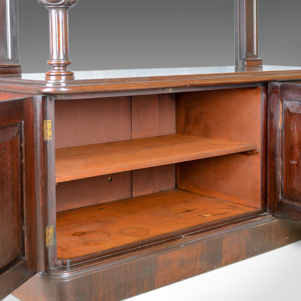 Antique Buffet Sideboard, English, Victorian, Mahogany, Server, Circa 1880 - London Fine Antiques