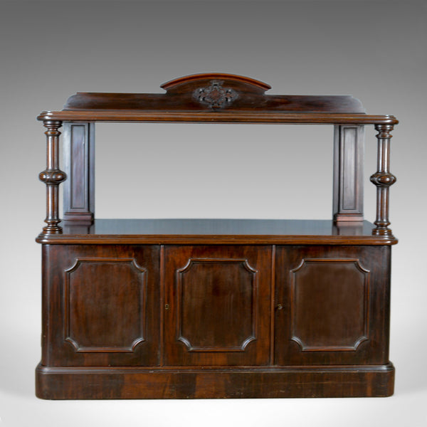 Antique Buffet Sideboard, English, Victorian, Mahogany, Server, Circa 1880 - London Fine Antiques