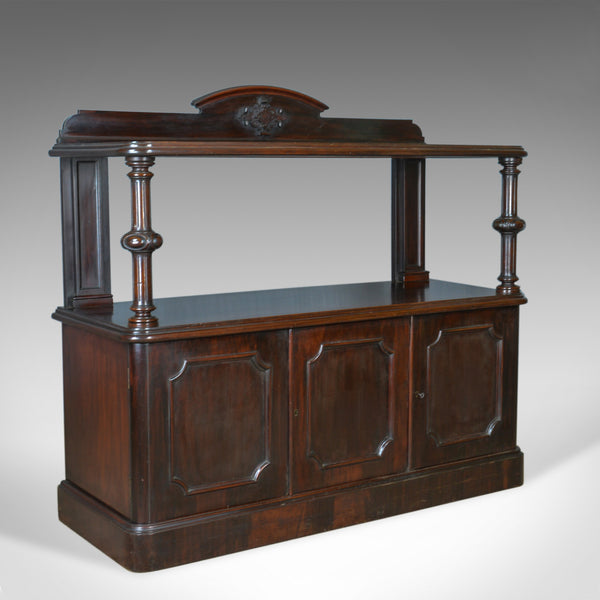 Antique Buffet Sideboard, English, Victorian, Mahogany, Server, Circa 1880 - London Fine Antiques