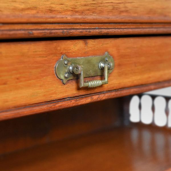 Antique Bureau Cabinet, English, Edwardian, Walnut Cupboard, Circa 1910 - London Fine Antiques