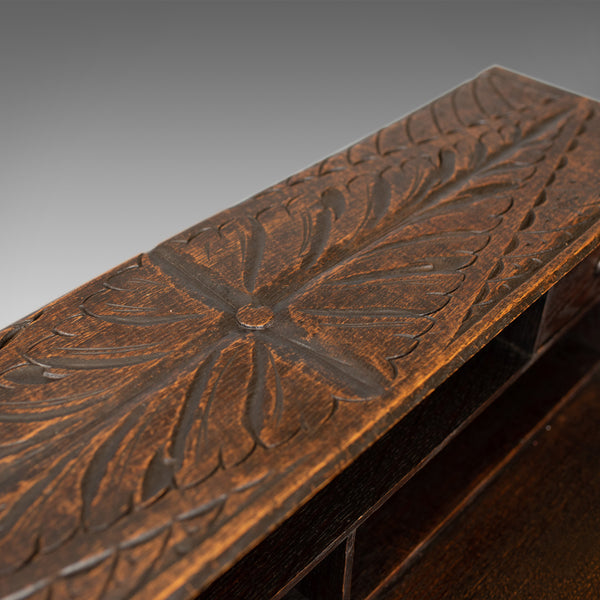 Antique Bureau, English, Oak, Victorian, Green Man, Writing Desk, Circa 1880 - London Fine Antiques