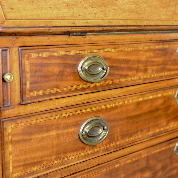 Antique Bureau, Mahogany, English, Georgian, Desk, 18th Century, Circa 1770 - London Fine Antiques