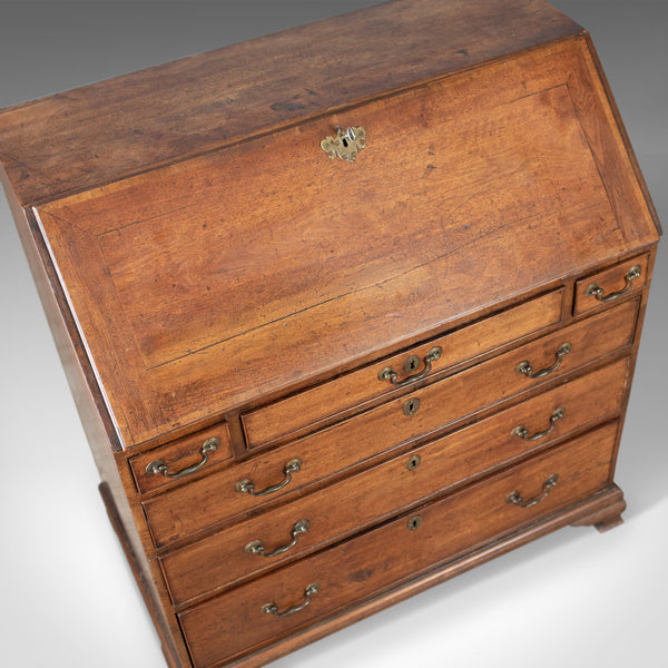 Antique Bureau, Mahogany, English, Georgian, Desk, Secret Compartments, c.1780 - London Fine Antiques