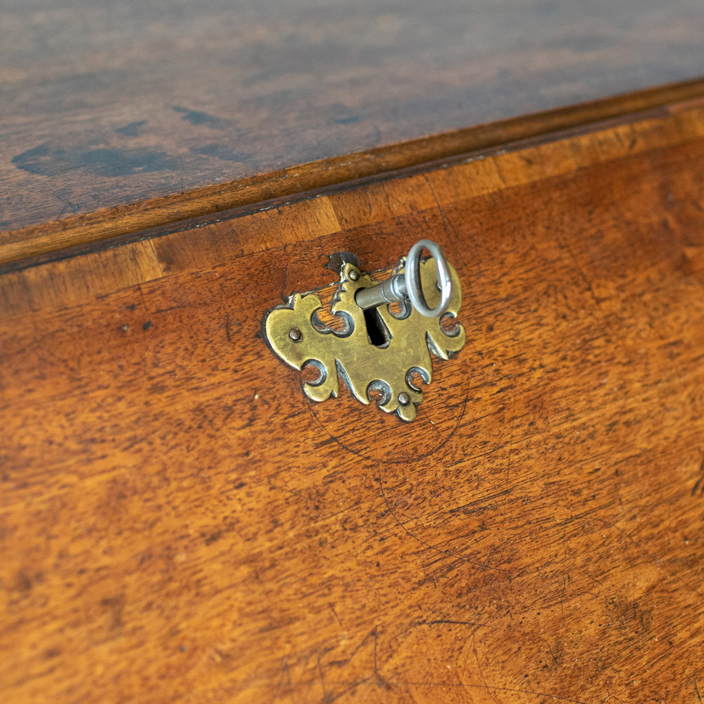 Antique Bureau, Mahogany, English, Desk, Secret Compartments
