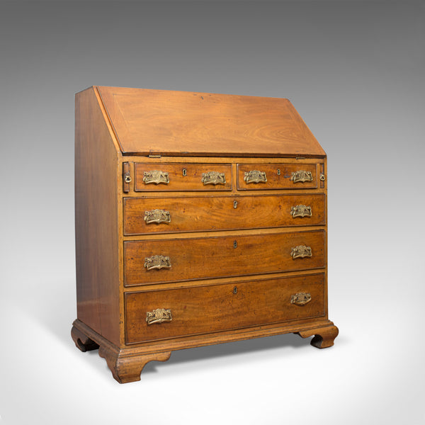 Antique Bureau, Mahogany, English, Georgian, Desk, Circa 1780 - London Fine Antiques