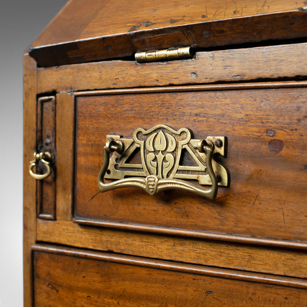 Antique Bureau, Mahogany, English, Georgian, Desk, Circa 1780 - London Fine Antiques