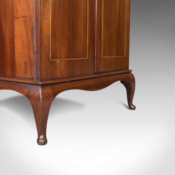 Antique Cabinet, Filing, Side, Bedside, Nightstand, Mahogany, English Circa 1910 - London Fine Antiques