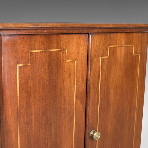 Antique Cabinet, Filing, Side, Bedside, Nightstand, Mahogany, English Circa 1910 - London Fine Antiques