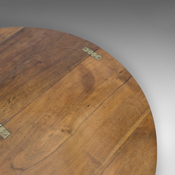 Antique Campaign Table, English, Victorian, Folding, Beech, Fruitwood Circa 1890 - London Fine Antiques