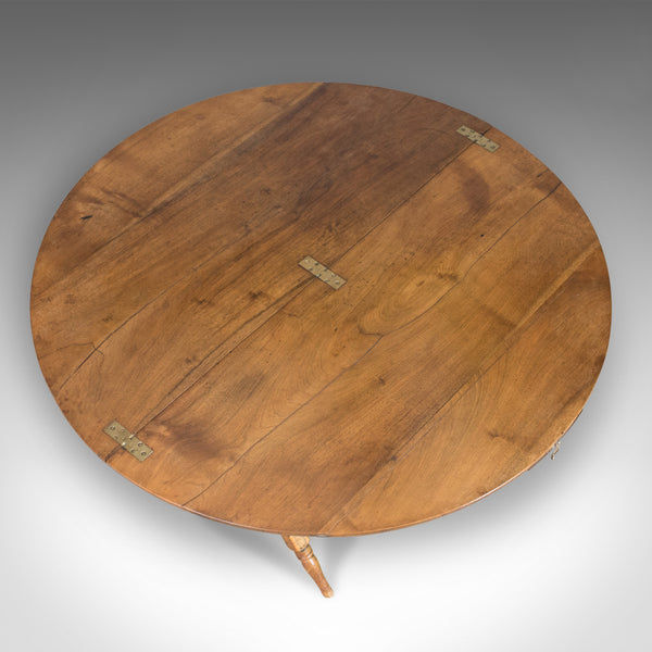 Antique Campaign Table, English, Victorian, Folding, Beech, Fruitwood Circa 1890 - London Fine Antiques