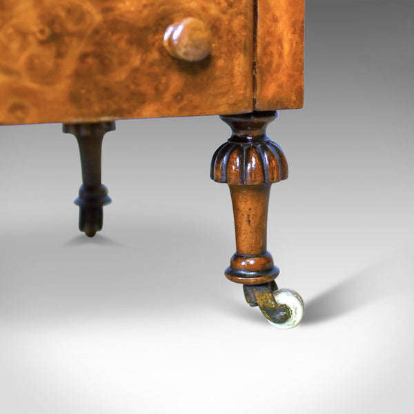 Antique Canterbury Table, English, Regency, Burr Walnut, Circa 1830 - London Fine Antiques