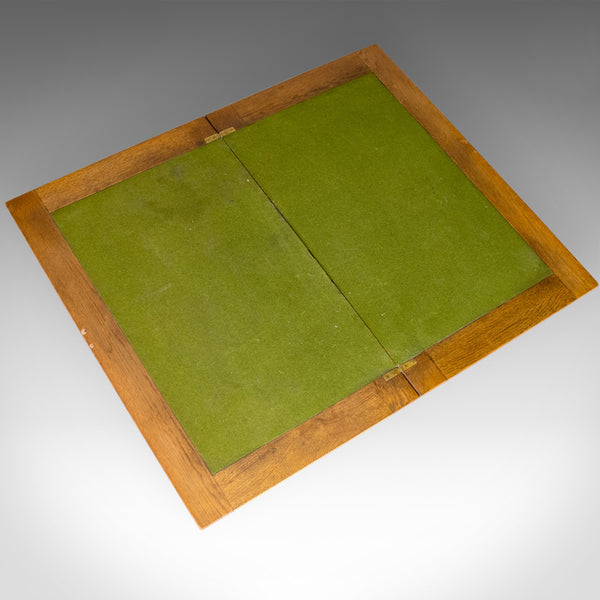Antique Card Table, English, Arts and Crafts, Fold-Over Games Table, Circa 1915 - London Fine Antiques