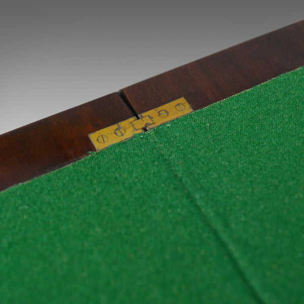 Antique Card Table, English, Edwardian, Fold-Over, Games, Early C20th, c.1910 - London Fine Antiques