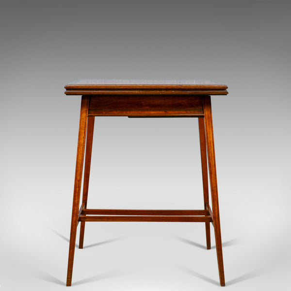 Antique Card Table, English, Edwardian, Fold-Over, Games, Early C20th, c.1910 - London Fine Antiques