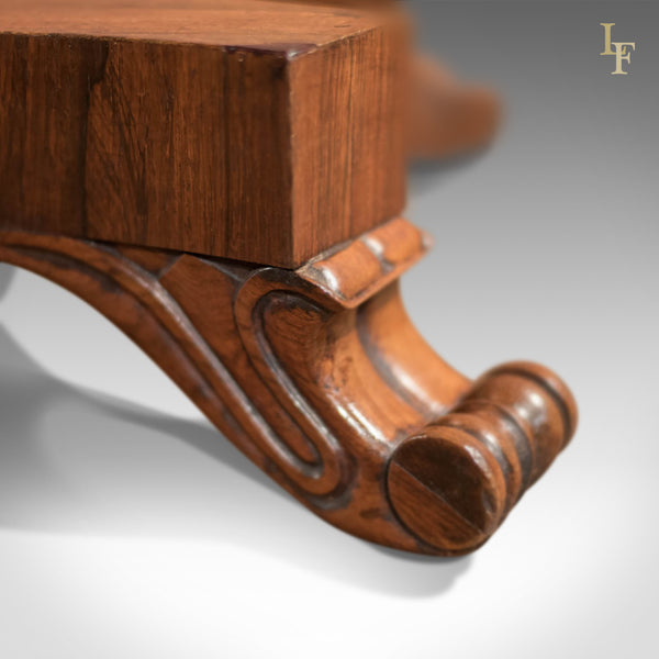 Antique Card Table, Victorian Rosewood Table - London Fine Antiques