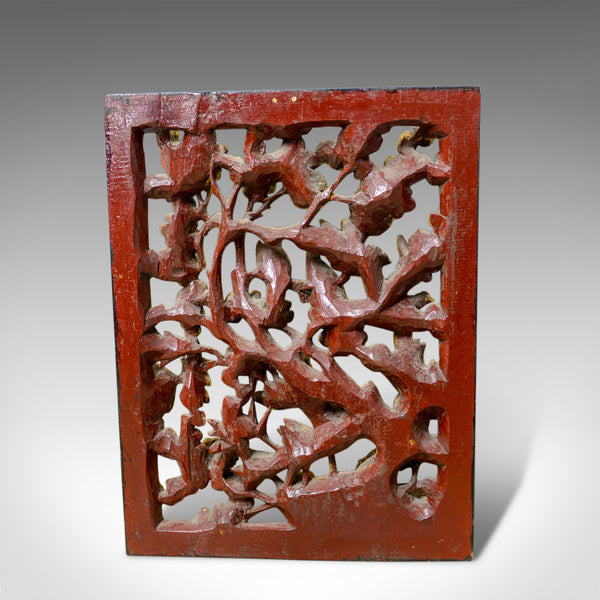 Antique Carved Wall Panel, Chinese, Giltwood, Decorative, Circa 1900 - London Fine Antiques