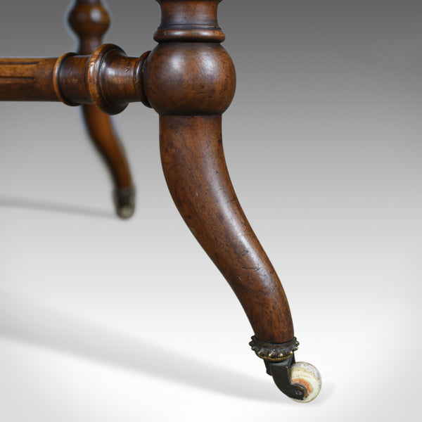 Antique Centre Table, English, Victorian, Circular, Burr Walnut, Tea, Side c1870 - London Fine Antiques