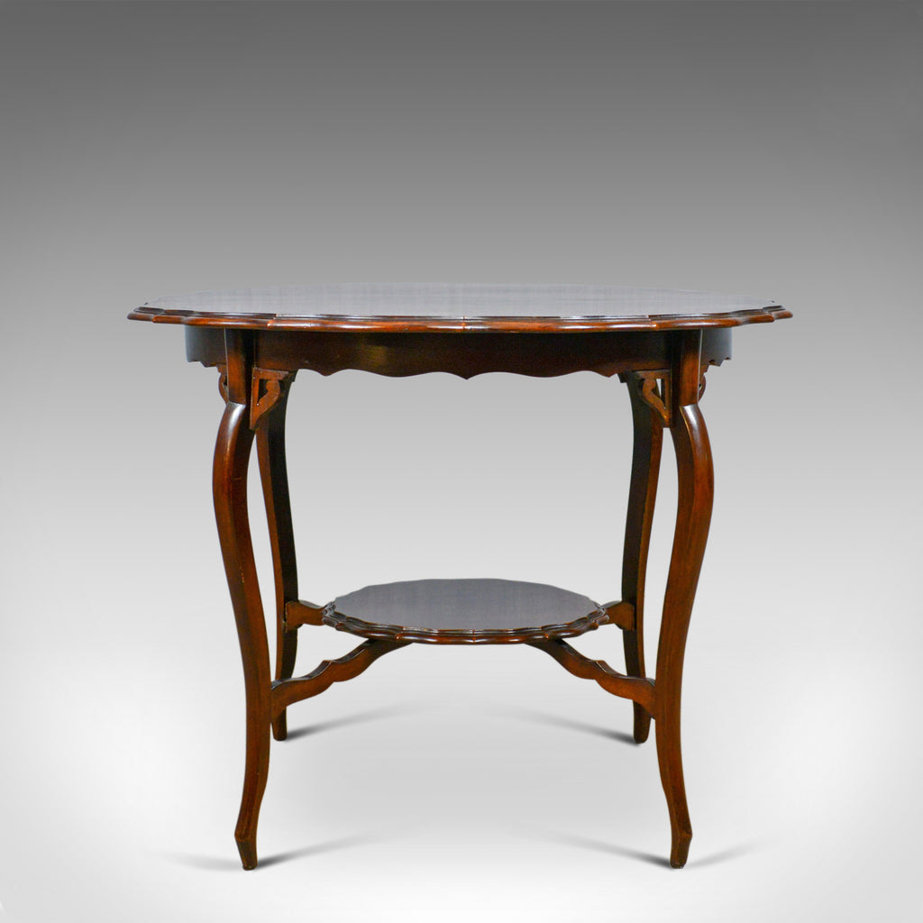 Antique Centre Table, English, Victorian, Mahogany, Two Tier, C19th, Circa 1890 - London Fine Antiques