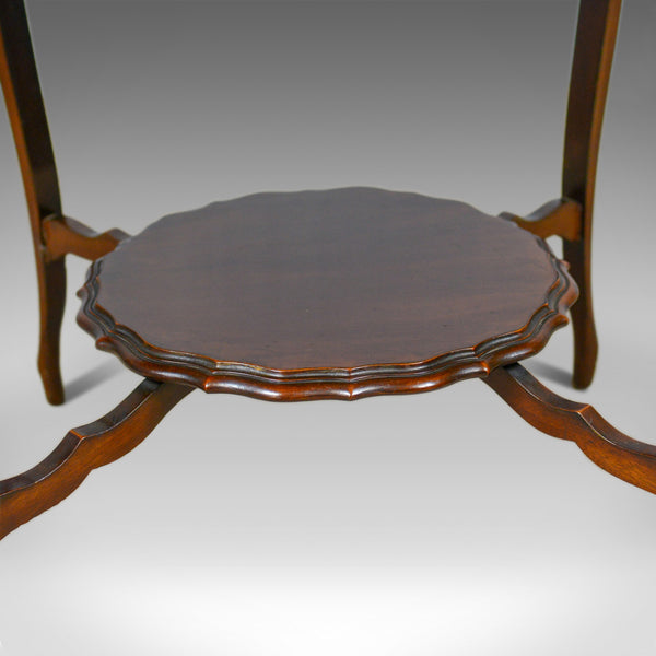 Antique Centre Table, English, Victorian, Mahogany, Two Tier, C19th, Circa 1890 - London Fine Antiques
