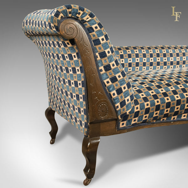 Antique Chaise Longue, Edwardian Day Bed, English c.1910 - London Fine Antiques